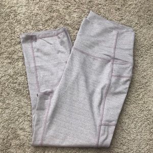 Light Pink Cropped Leggings